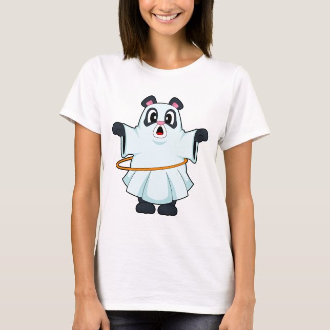 Camiseta Panda Halloween Fitness (Frente)