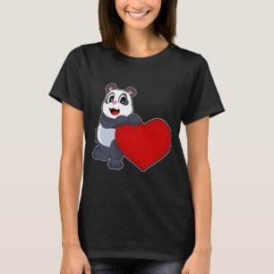 Camiseta Panda Heart
