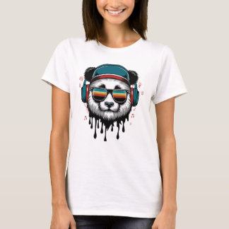 Camiseta panda hiphop