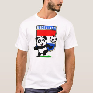 Camiseta Panda holandesa do futebol (camisas leves)