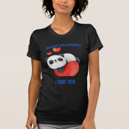 Camiseta Panda I Love You Namorados