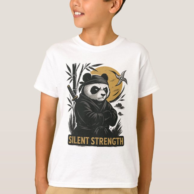 Camiseta 【Panda Kids T-Shirt】 (Frente)