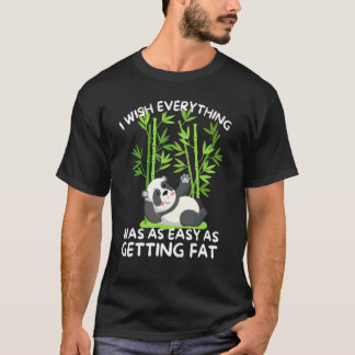Camiseta Panda Legal  Urso Panda Descansando  Citação