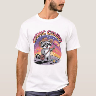 Camiseta Panda Lixo Cowboy Espacial Artista Lua