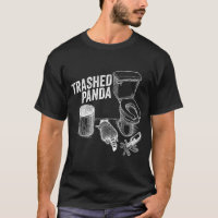 Panda Lixo Engraçado Guaxinim Bêbado Meme Amante d
