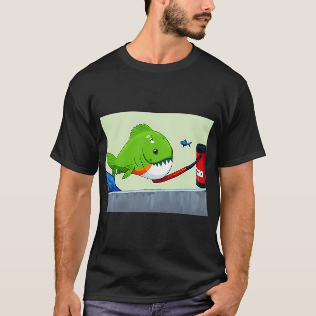 Camiseta Panda loach - Protomyzon pachychilus (Frente)