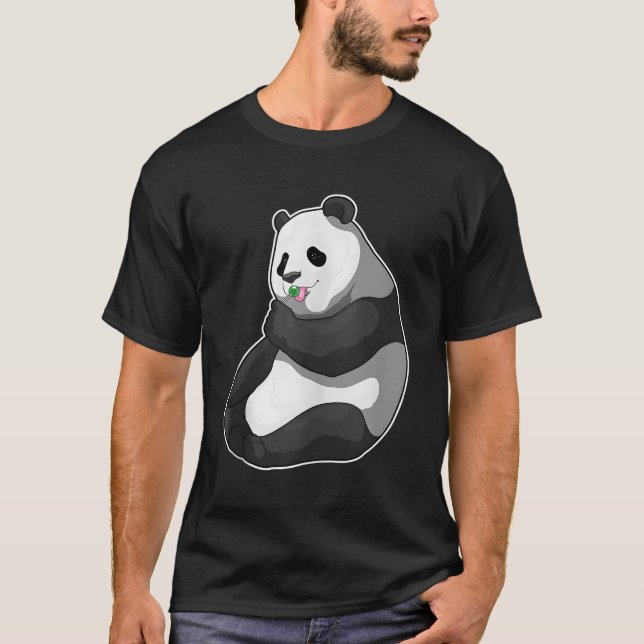Camiseta Panda Lollipop (Frente)