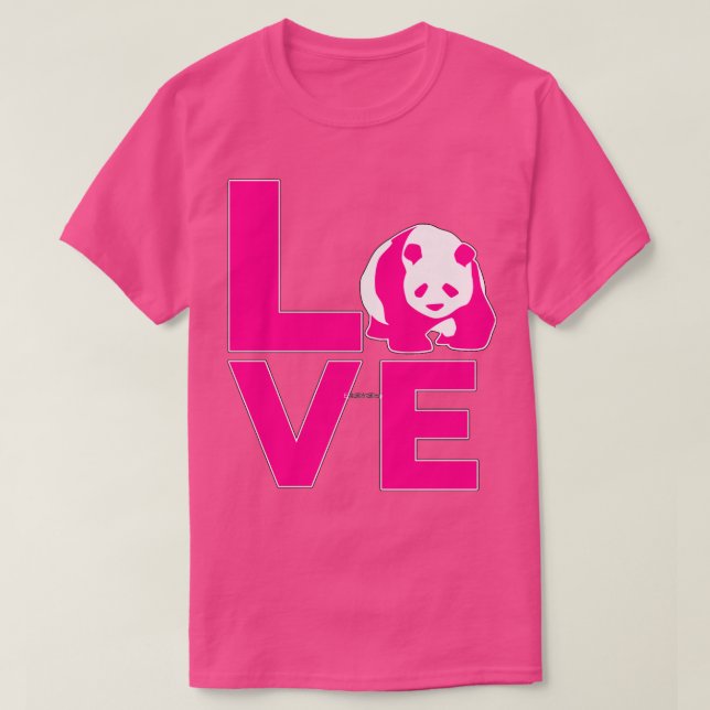 Camiseta Panda Lover 21 (Frente do Design)