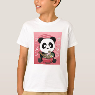 Camiseta Panda Mas Primeiro Ramen Sweet Kawaii Noodle Panda