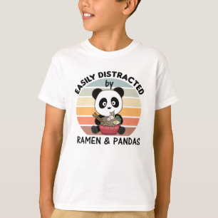 Camiseta Panda Mas Primeiro Ramen Sweet Kawaii Noodle Panda
