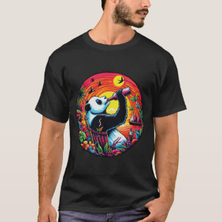 Camiseta Panda mestre bêbado