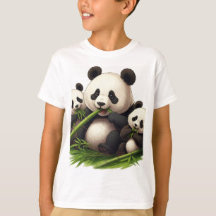 Camiseta Panda Munchies: Um Bambu Bonanza!