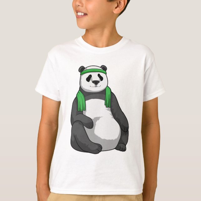 Camiseta Panda na Malhação com Toalha (Frente)