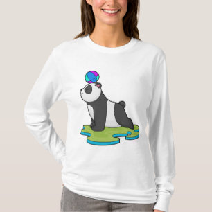 Camiseta Panda na Malhação de Yoga