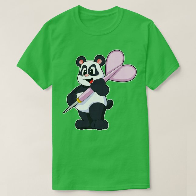 Camiseta Panda nas Trevas com Dart (Frente do Design)