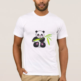 Camiseta Panda Negra com Camiseta-Grama - Ani de Bela Vida