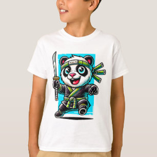 Camiseta Panda Ninja sem rosto