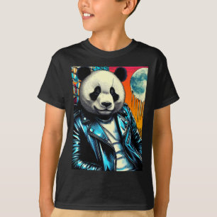 Camiseta Panda No Autocolante City 2