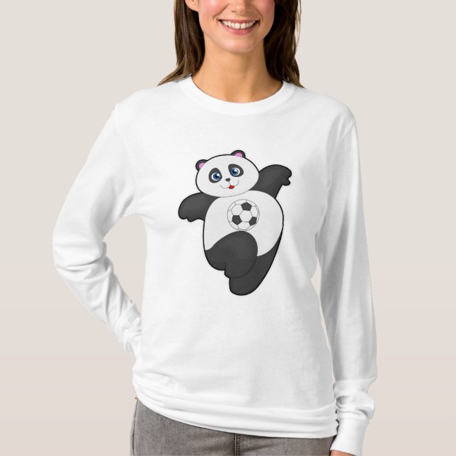 Camiseta Panda no Esporte do Futebol (Frente)