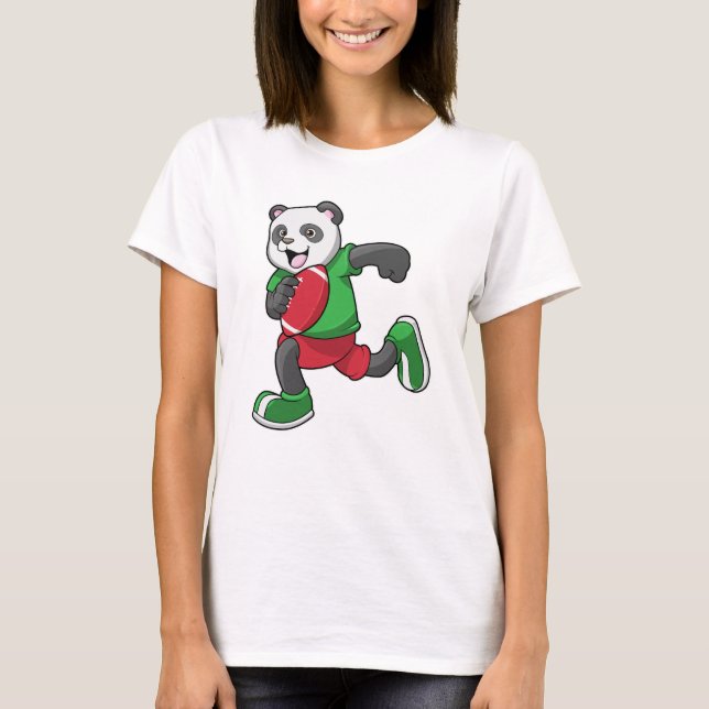 Camiseta Panda no futebol com equipamento (Frente)