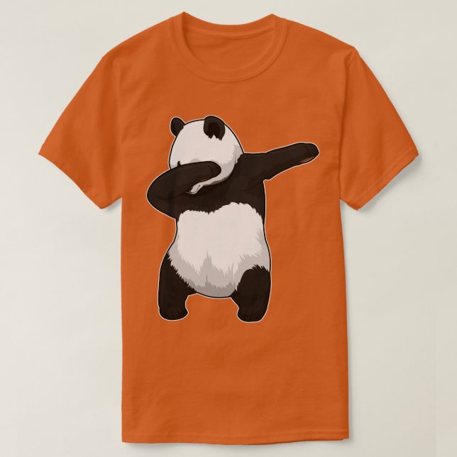 Camiseta Panda no Hip Hop Dance Dab (Frente do Design)