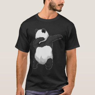 Camiseta Panda no Hip Hop Dance Dab