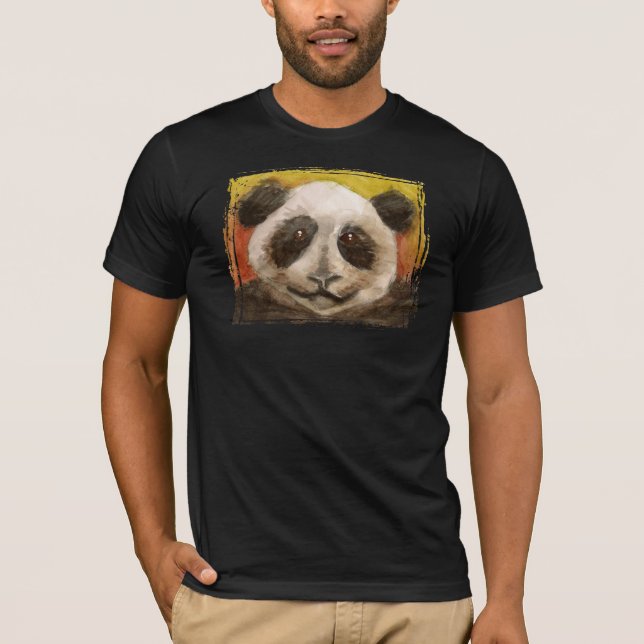 Camiseta Panda no preto (Frente)