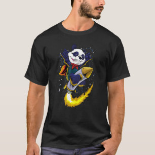 Camiseta Panda No Rocket Space Sad Aestic Streetwea