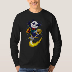 Camiseta Panda No Rocket Space Sad Aestic Streetwea