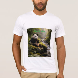 Camiseta Panda Pacífico na Natureza jigsaw