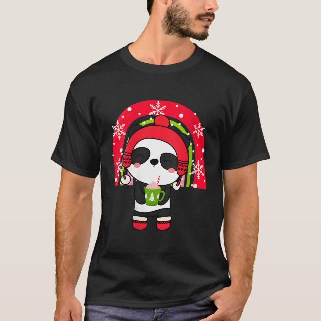 Camiseta Panda Pajama Kawaii Panda (Frente)