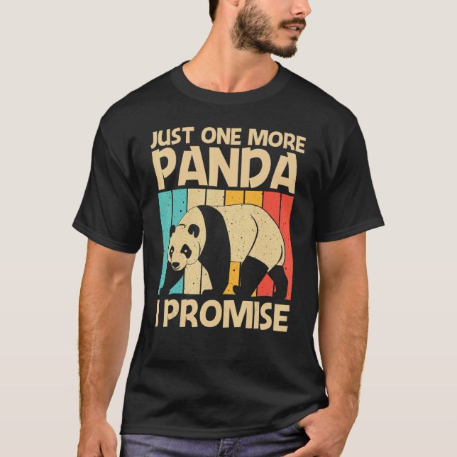Camiseta Panda Para Homens (Frente)