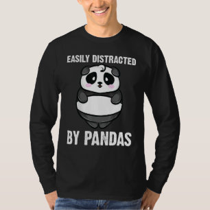 Camiseta Panda Para Homens Brincadeira Panda Bear Animal 3