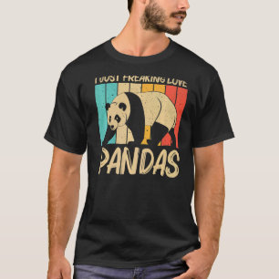 Camiseta Panda Para Homens, Panda Bear Animal 2