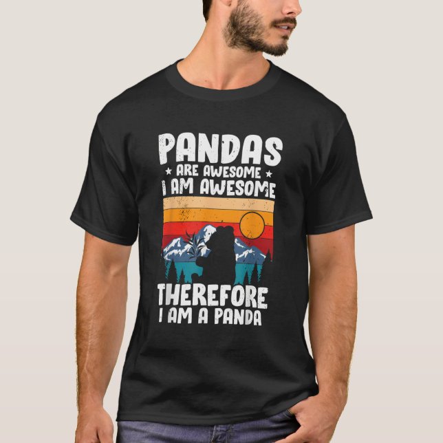 Camiseta Panda Para Urso De Panda (Frente)