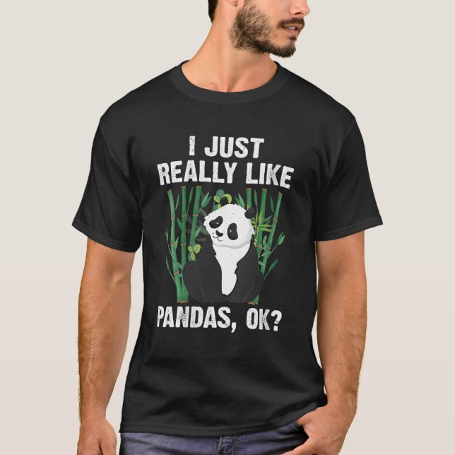 Camiseta Panda Para Urso De Panda (Frente)
