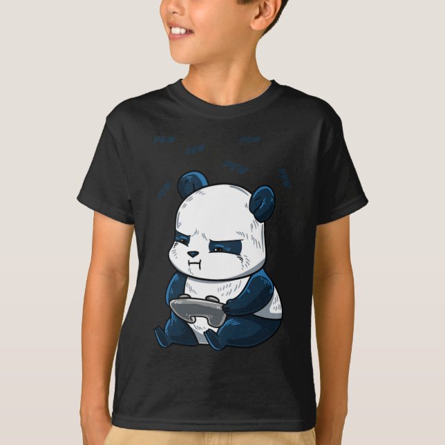 Camiseta Panda Pew Cute Hob (Frente)