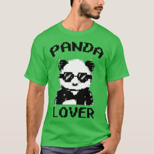 Camiseta Panda Pixel Art