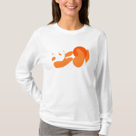 Camiseta Panda Playing (Laranja)
