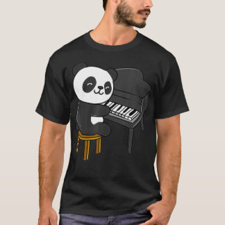 Camiseta Panda Playing Piano
