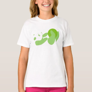 Camiseta Panda Playing (Verde)