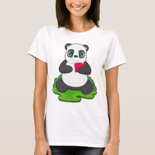 Camiseta Panda Poker Cartas de pôquer Jogo de cartas