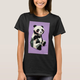 Camiseta Panda Polygon Wild Panda Bear Zoo Selvagem