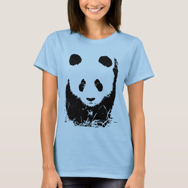 Camiseta Panda Pop Art (Frente)