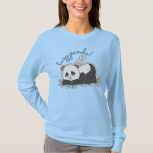 Camiseta Panda preguiçosa