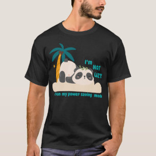 Camiseta Panda preguiçoso fofo