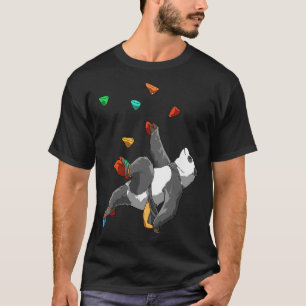 Camiseta Panda - Presente de Bouldering e Escalada em Rocha