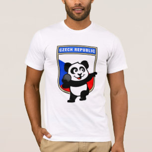 Camiseta Panda psta tiro da república checa