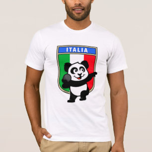 Camiseta Panda psta tiro de Italia
