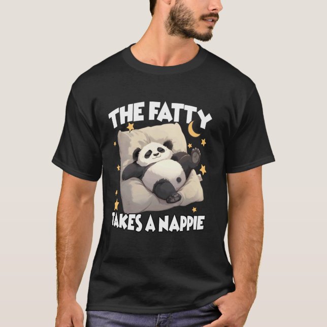 Camiseta Panda Pyjamahid - Perfeito para aqueles que dormem (Frente)